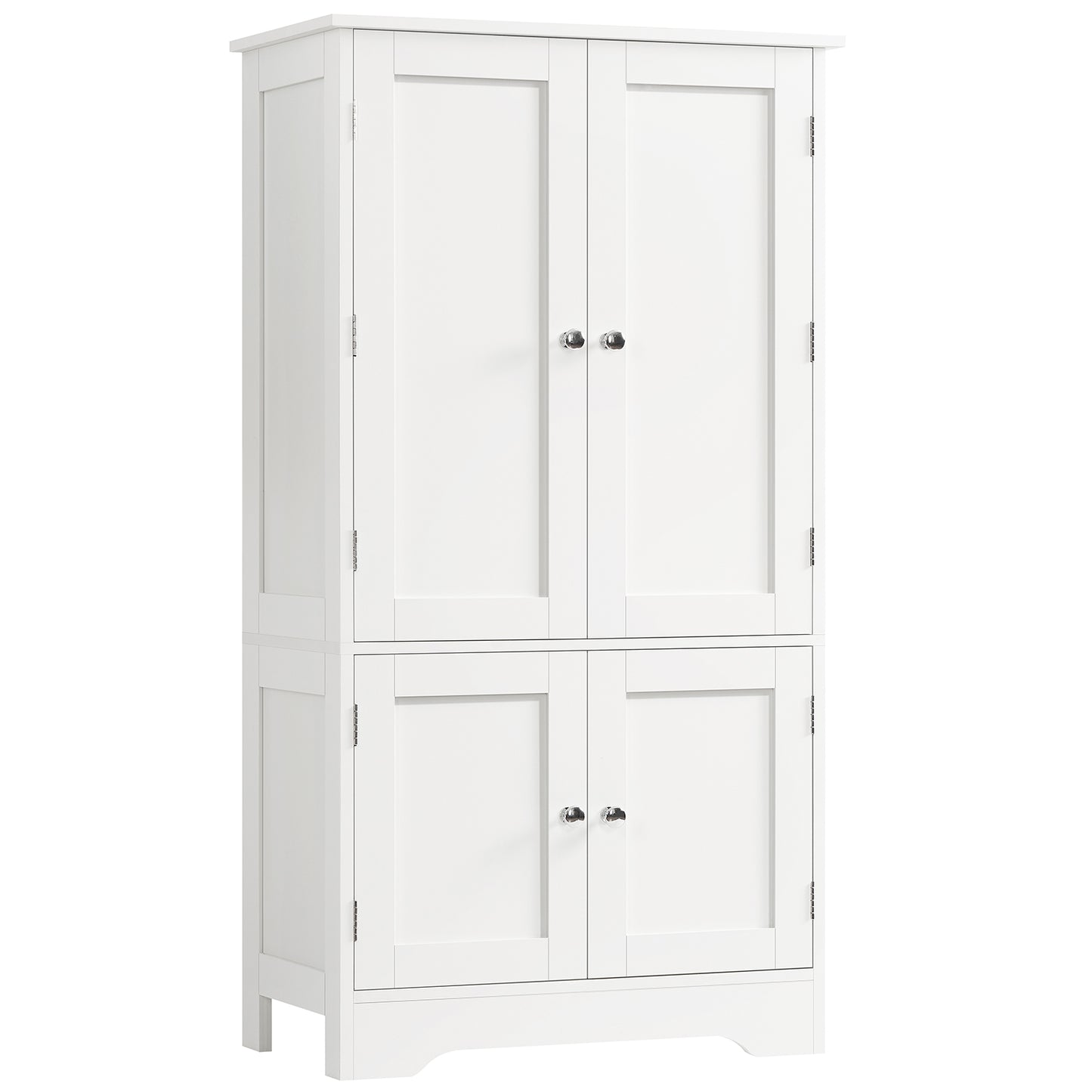 USIKEY Pantry Cabinet, Kitchen Pantry Storage Cabinet with Doors and Adjustable Shelves, Food Pantry for Kitchen, Dining Room, Living Room and Garage