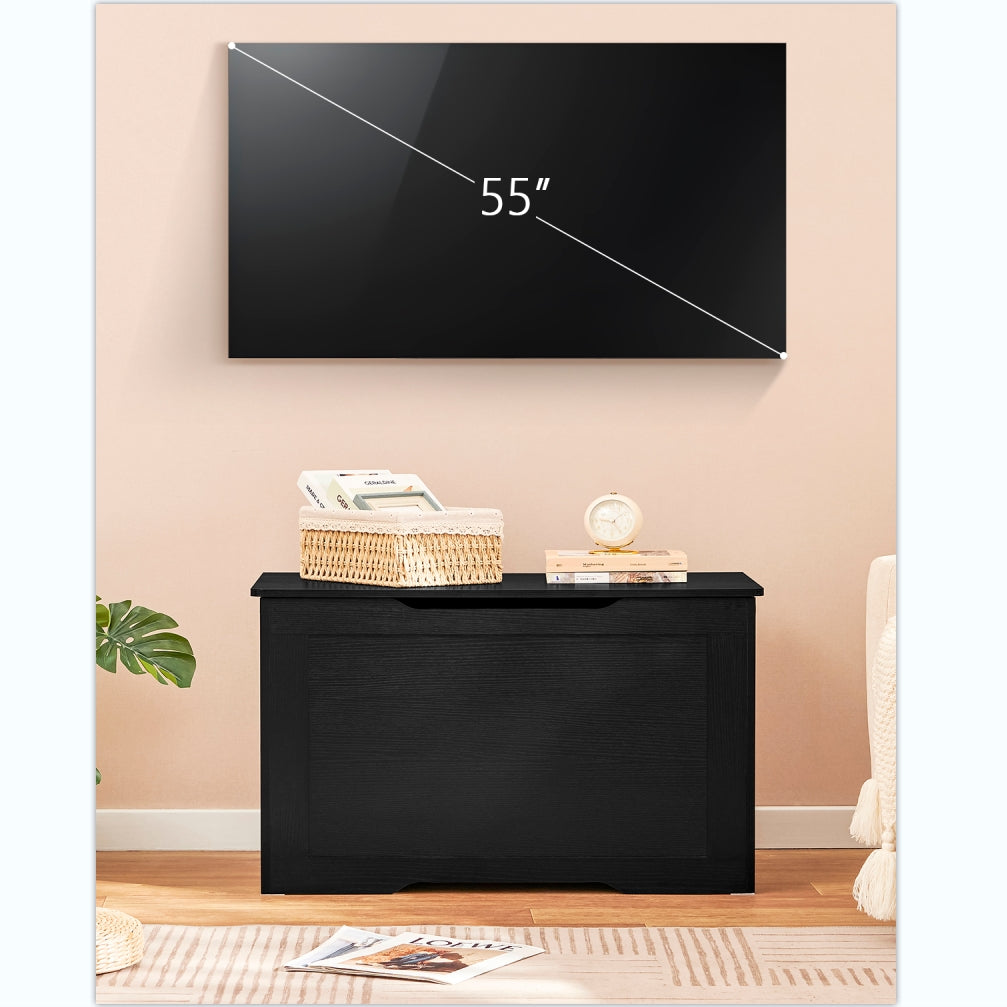 USIKEY 29.5" Storage Chest, Storage Bench with Storage
