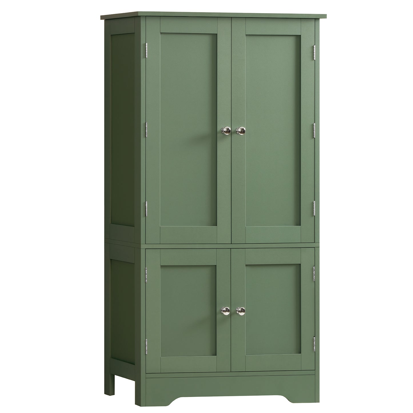 USIKEY Pantry Cabinet, Kitchen Pantry Storage Cabinet with Doors and Adjustable Shelves, Food Pantry for Kitchen, Dining Room, Living Room and Garage