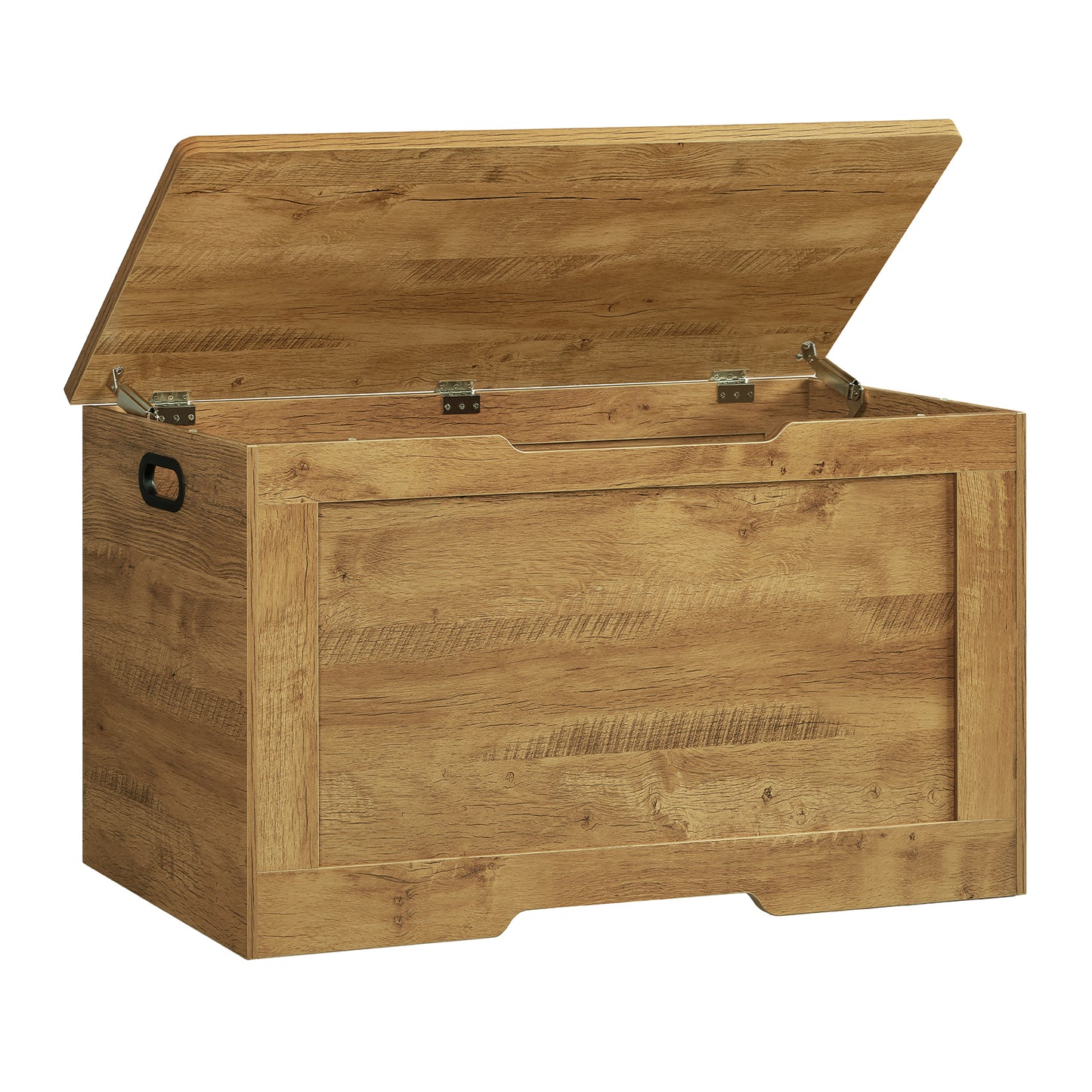 USIKEY 39.4” Storage Chest, Toy Box with 2 Safety Hinges, Storage Bench with Storage, Toy Chest for Bedroom