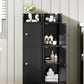 Bathroom Storage Cabinet, Narrow Cabinet with Doors and Adjustable Shelves, Corner Bathroom Cabinet, Bathroom Storage for Small Spaces