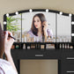 usikey 43.3" Vanity Desk with Large Lighted Mirror, Makeup Vanity Table with 7 Drawers & 10 Lights Bulbs, 3 Lighting Colors, Make Vanity Desk, Vanity Table for Women Girls