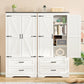 USIEKY 71" H Pantry Cabinet with 2 Drawers & 3 Shelves