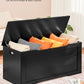 USIKEY 29.5" Storage Chest, Storage Bench with Storage