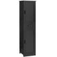 usikey 67“ Tall Storage Cabinet with Adjustable Shelves & 2 Doors, Narrow Tall Cabinet for Living Room, Home Office, Black