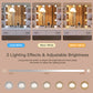 USIKEY Large Vanity Set with 10 Light Bulbs