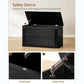 USIKEY 29.5" Storage Chest, Storage Bench with Storage