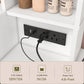 USIKEY Large Vanity Table Set with Lighted Mirror & Charging Station