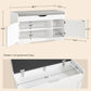 USIKEY Shoe Storage Bench, 2 Tier Shoe Bench with Padded Seat Cushion & 2 Barn Doors, Entryway Bench with Adjustable Shelf, Shoe Cabinet for Living Room, Bedroom