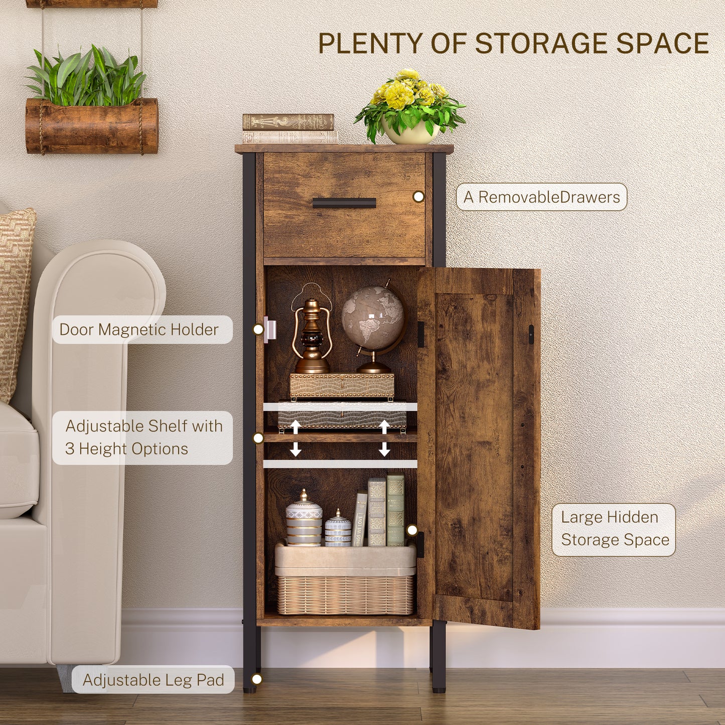 USIKEY Side Cabinet