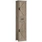 USIKEY 67.1" H Storage Cabinet, Tall Cabinet with 6 Shelves & Drawer, Slim Storage Cabinet with Adjustable Shelves for Living Room, Kitchen