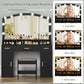 USIKEY Large Vanity Set with Large Lighted Mirror