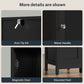 USIKEY 67" Tall Bathroom Cabinet with Adjustable Shelves and Doors, Narrow Bathroom Storage Cabinet for Small Space