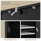 USIKEY 67.1" H Storage Cabinet, Tall Cabinet with 6 Shelves & Drawer, Slim Storage Cabinet with Adjustable Shelves for Living Room, Kitchen