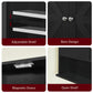 USIKEY Bathroom Wall Cabinet, Bathroom Cabinet with Barn Doors & Adjustable Shelf, Medicine Cabinet for Bathroom
