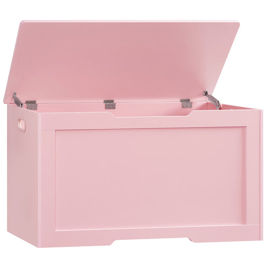 USIKEY 39.4” Storage Chest, Toy Box with 2 Safety Hinges, Storage Bench with Storage, Toy Chest for Bedroom
