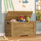 USIKEY 39.4” Storage Chest, Toy Box with 2 Safety Hinges, Storage Bench with Storage, Toy Chest for Bedroom