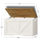 Usikey 39.4" Storage Chest, Toy Box with 2 Safety Hinges, Lift Top Wooden Toy Chest, Storage Bench, for Living Room, Bedroom, Entryway