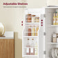 USIKEY Pantry Cabinet, Kitchen Pantry Storage Cabinet with Doors and Adjustable Shelves, Food Pantry for Kitchen, Dining Room, Living Room and Garage