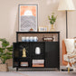 USIKEY Storage Cabinet with 2 Doors