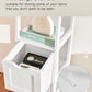 USIKEY 55.7" Storage Cabinet with 2 Drawers