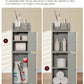 Bathroom Storage Cabinet, Narrow Cabinet with Doors and Adjustable Shelves, Corner Bathroom Cabinet, Bathroom Storage for Small Spaces