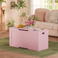 USIKEY 39.4” Storage Chest, Toy Box with 2 Safety Hinges, Storage Bench with Storage, Toy Chest for Bedroom