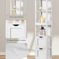 USIKEY 55.7" Storage Cabinet with 2 Drawers