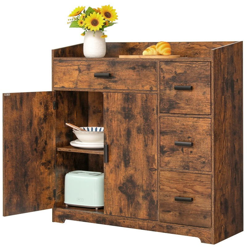 USIKEY Storage Cabinet with 2 Doors & 4 Drawers – Usikey